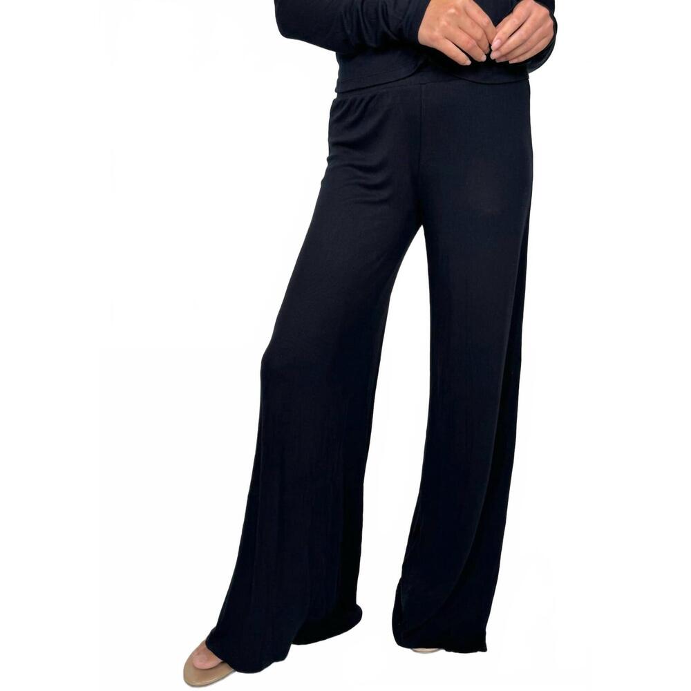 NEW LAMADE jonah wide leg pant in black